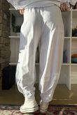 Lagen Shelby Sweatshirt Barrel Pant White 